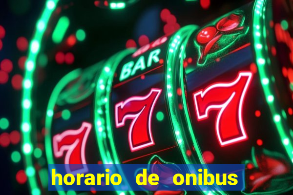 horario de onibus santos dumont x juiz de fora